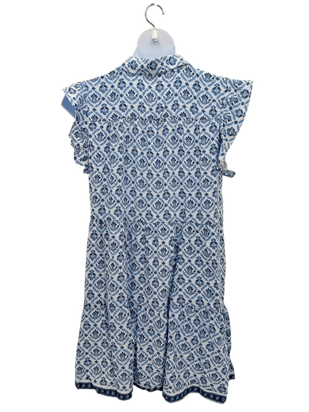 LUCKY BRAND Flutter Sleeve Button Front Floral Dress XL NWT - Picture 3 of 8
